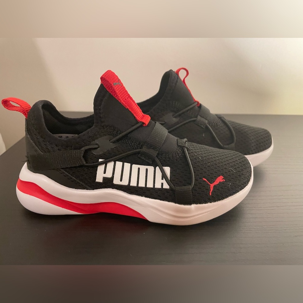 Puma sneakers size 12 (little kid). New
